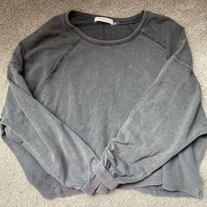Grey oversized long sleeve